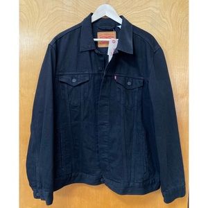 Men’s Levi’s black denim jacket XXL